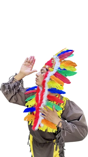 Indio tocado mediano 2